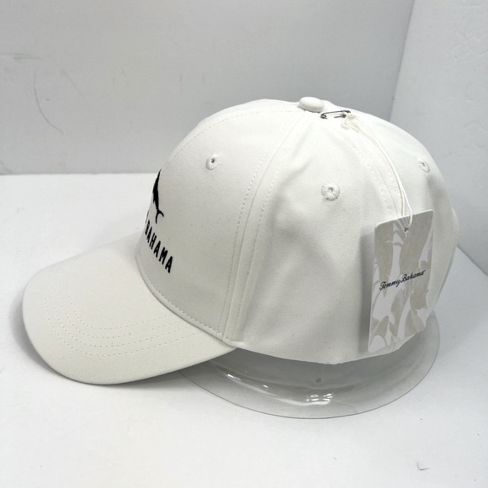 TOMMY BAHAMA CAP HAT, WHITE, BAJA MARGARITA RECIPE INSIDE, LOGO IS EMBROIDERED - Picture 2 of 13